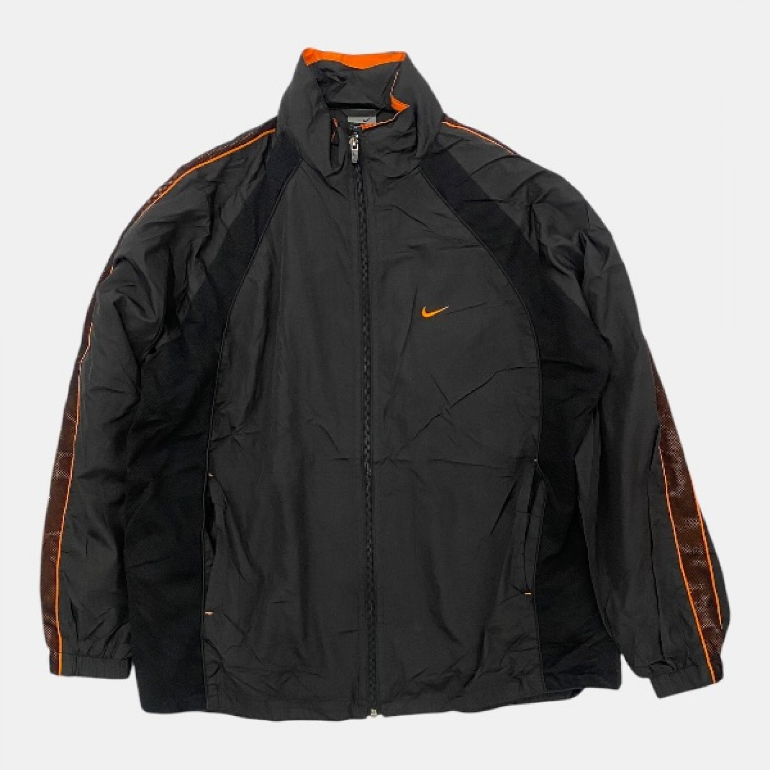 Nike Vintage Track Jacket Μαύρο Πορτοκαλί /pre owned